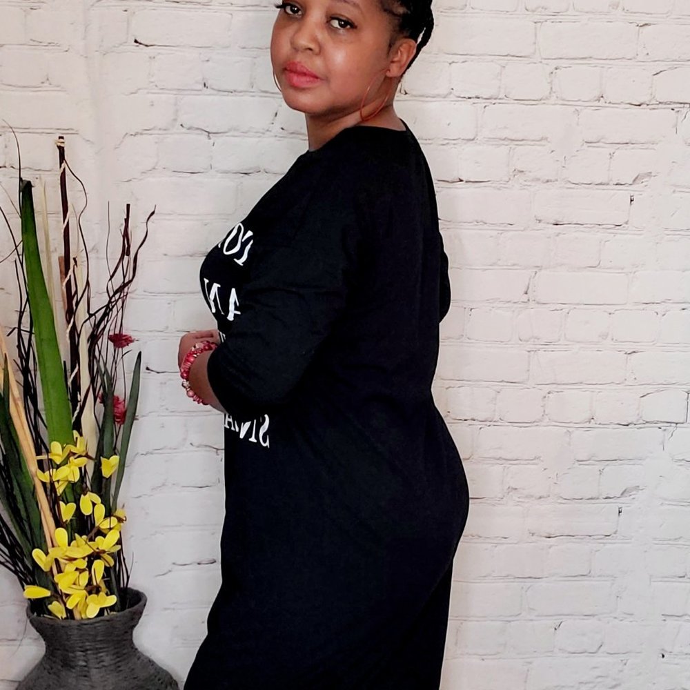 NWT Oversize Black White Today Outfit T Shirt - Picture 4 of 6